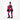 Goldbergh Sansu women's gradient ski set with studded high-neck top and oversized down jacket