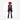 Black Goldbergh Niseko ski pullover back view with mountain graphic and red accents