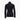 Back view of slim fit black Goldbergh Hoshi turtleneck midlayer with raglan seams