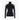 Black Goldbergh Meave ski pullover featuring white vertical stripes on sleeves and side seams