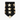 Goldbergh Giulietta black neckwarmer with metallic gold star pattern