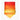 Goldbergh gradient red orange yellow neckwarmer with ruched fabric and branded label