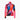 Front view of Goldbergh Koumi women's sparkly gradient ski pullover in red blue black