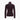 Back view of black Goldbergh Aimi pullover featuring red hearts and text pattern