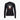 Black Goldbergh Lucky Cat graphic long sleeve shirt front detail