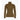 Goldbergh Mira ribbed knit turtleneck sweater in olive brown with cuff lettering