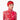 Woman wearing red Goldbergh warmth headband with high neck jacket