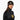 Model wearing black Goldbergh headband with gold glitter stars
