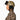Goldbergh Aero Google ski goggles on gold leopard print helmet with matching headband
