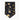 Goldbergh Puglia black tubular neckwarmer featuring golden pasta illustrations