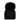 Black beanie with subtle black glitter star detail