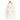 Back view off-white quilted jacket with horizontal chevron pattern