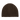 Back of brown ARMADA Ar Skully Beanie with uniform ribbed texture