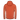 Back view of men's orange Stöckli Montero insulated hooded jacket with centered logo