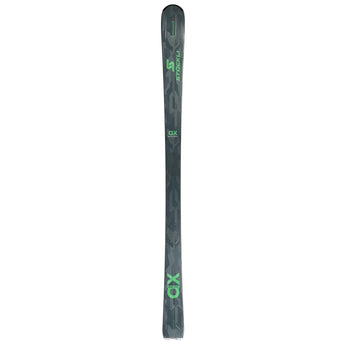Stöckli Ax allmountain ski with green 13D graphic and logo