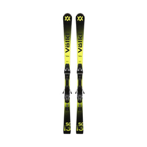 Völkl RACETIGER SC used skis front view with XX logo and size 13 graphic