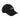 Front view of black The North Face 66 Classic Hat with white embroidered logo and six-panel design