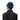 Back view of dark teal Arcteryx Mallow Toque beanie on model