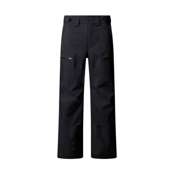 The North Face Chakal Pant M solid black with black paneling and horizontal zipper side pockets