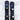 Jones Freecarver 9000S snowboard dark blue stripes with green and white bindings