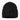 Black Goldbergh Valerie ribbed beanie with matte 3D GD logo