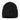 Black Goldbergh Valerie ribbed beanie with matte 3D GD logo