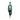 Women's ORTOVOX fleece light pants front view with half-zip high collar and color-blocked design