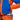 Blue and orange Mammut Eiger Nordwand Pro side view with waist belt and zipper detail