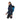 Woman wearing black blue Mammut Alto 18 rucksack side profile fit