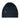 Navy blue Mammut Sublime Beanie with vertical ribbing and embroidered patch