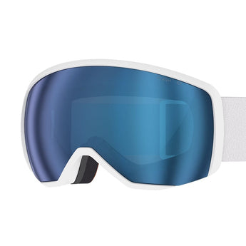 Atomic Revent JR S Flash ski goggle white frame blue gradient lens for youth skiers