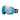 Oakley Flight Deck L ski goggles white frame with gradient blue teal lens and PRIZM technology
