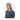 Woman wearing light gray Mammut beanie with dark blue lettering