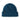 Teal Arcteryx Mallow Toque folded cuff beanie close-up of knit texture