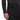 Close-up of Mammut Stoney HS Thermo ski pants black waistband mesh panel and zipper pocket