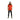 Front view of man in orange shirt wearing black ORTOVOX trucker cap forward
