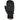 Black Leki Griffin Base 3D Mitt with textured segmented design and red accent details
