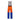 Mammut Eiger Nordwand Pro HS men's hardshell ski pants in orange and royal blue with zippered thigh pockets