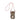 Barts Bugbane faux fur phone bag with leopard print and pink cord strap