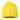 Bright yellow Goldbergh Valerie beanie with textured GD embroidery