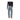Mammut Stoney HS Thermo Men's Ski Pants gray back view straight leg with vertical zip pocket