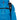 Blue Mammut jacket shoulder strap detail showing white mammoth logo and orange zipper pull