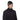 Man wearing black Mammut beanie with gray logo and fleece jacket