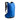 Bright blue Ortovox Powder Rider 6 compact backpack front view with black trim