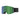 Atomic Four Q L HD ski goggle with blue-to-green gradient lens and black frame