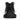 Black Ortovox Powder Rider 16 backpack back panel with contoured padding and embossed logo