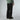 Side view of The North Face Descendit black men's ski pants regular fit model