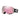 Oakley Flight Deck M ski goggle with black frame and pink-to-silver PRIZM gradient lens