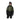 Woman wearing Mammut green black insulated jacket and Nirvana backpack