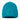 Teal Goldbergh Valerie beanie with smooth raised GD lettering